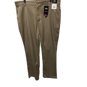 Lee Straight Midrise Ladies Pants Size 16M NWT